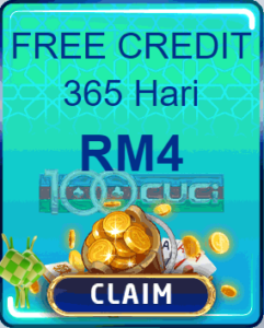 100Cuci - Free Credit 365 - Banner - 100cuci77